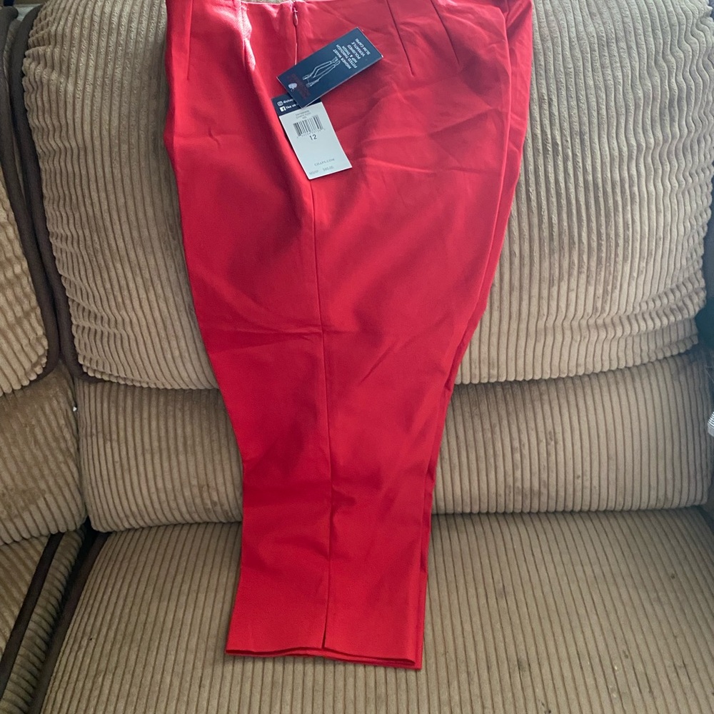 Chaps Red Dress Pants Vibrant and Elegant